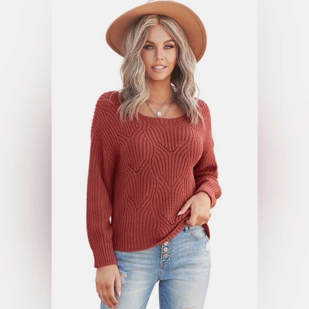 Slouchy Sweater Drop Shoulder